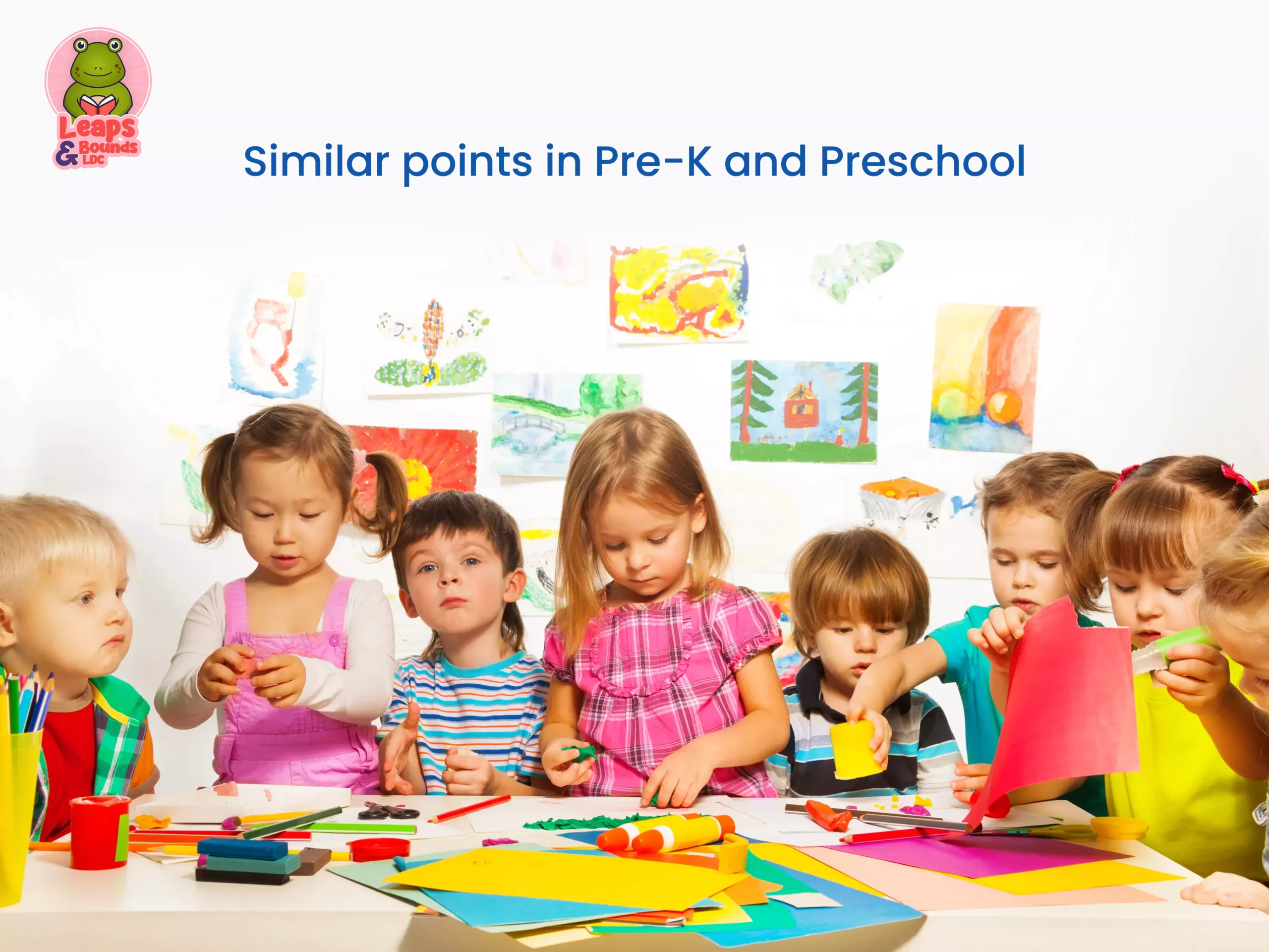 Similar points in Pre-K and Preschool